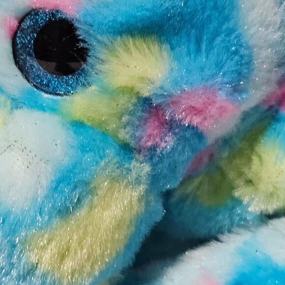 Blue Tie Dye Unicorn 9 inch Plush Sparkle Horn Stuffed Animal Toy Best Made Toys - Picture 5 of 7